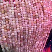 Pink Opal Beads, Moon, polished, DIY pink, 4mm 