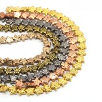 Multicolor Lava Perlen, Stern, plattiert, DIY & verschiedene Stile für Wahl, keine, 14mm, verkauft von Strang