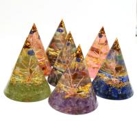 Природный камень Пирамида украшения, для дома и офиса & различные материалы для выбора, Много цветов для выбора продается PC