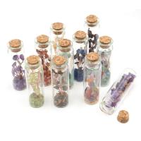Стеклянная бутылка желание, Природный камень, различные материалы для выбора & Мужская, Много цветов для выбора продается PC