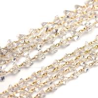 Brass Bar Chain, fashion jewelry & DIY & for woman, gold 