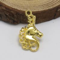 Zinc Alloy Animal Pendants, Unicorn, fashion jewelry & DIY 