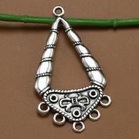 Zinc Alloy Chandelier Components, fashion jewelry & DIY, silver color 