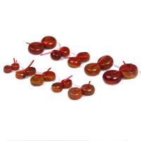 Бусины из натурального Красного Агата, красный агат, Круглая, DIY & разный размер для выбора, красный, продается Пара