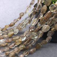 Rutilated Quartz Beads, polished 