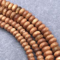 Goldstone Beads, Flat Round, polished, DIY 