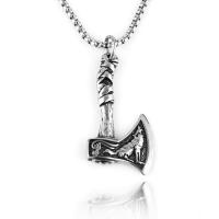 Zinc Alloy Sweater Chain Necklace, with Stainless Steel, Axe, plated, Unisex Approx 23.62 Inch 