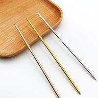 Hair Stick Findings, Brass, plated, DIY 125mm 
