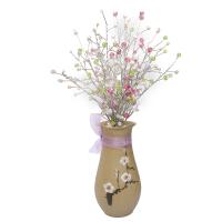 Artificial Flower Home Decoration, Porcelain, with pearl & Quartz & Brass, Vase, for home and office, multi-colored, 320*250*100*160*100mm   120*120*200mm 