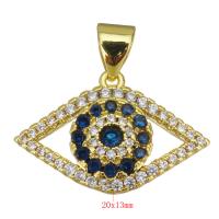 Cubic Zirconia Micro Pave Brass Pendant, plated, fashion jewelry & DIY & for woman & with cubic zirconia Approx 3.5mm 