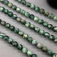 Euchlorite Kmaite Beads, Round, polished green Approx 15 Inch 