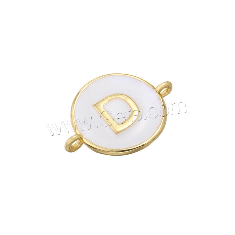Enamel Brass Connector, plated, different designs for choice, more colors for choice, 18x3x13mm, Hole:Approx 1mm, Sold By PC