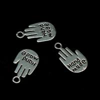 Stainless Steel Pendants, Hand, plated & DIY, metallic color plated, 15*9*1mm 