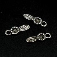 Stainless Steel Pendants, Flower, plated & DIY, metallic color plated, 12*5*1mm 