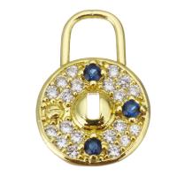 Cubic Zirconia Micro Pave Brass Pendant, plated, fashion jewelry & DIY & for woman & with cubic zirconia Approx 