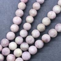Kunzite Beads, Round, polished Approx 15 Inch 