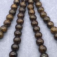 Chalcedony Beads, Round, polished dark brown Approx 15 Inch 