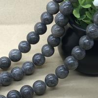 Chalcedony Beads, Round, polished grey Approx 15 Inch 