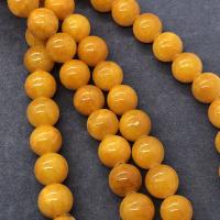 Chalcedony Beads, Round, polished orange Approx 15 Inch 