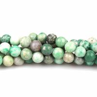 Jade Qinghai Bead, Round, polished, DIY Approx 15.7 Inch 