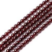 Natural Garnet Beads, Round, DIY Approx 39 cm 