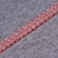 Strawberry Quartz Beads, Round, DIY Approx 39 cm 