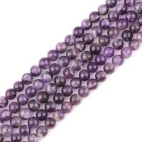Natural Amethyst Beads, Round, DIY Approx 39 cm 