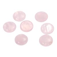 Cabochon cristal naturel, quartz rose, Rond, DIY & normes différentes pour le choix, rose Vendu par sac