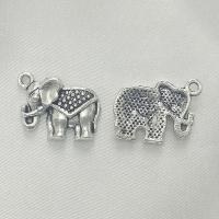 Zinc Alloy Animal Pendants, antique silver color plated, DIY 