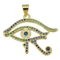 Cubic Zirconia Micro Pave Brass Pendant, plated, fashion jewelry & DIY & with cubic zirconia Approx 3.5mm 