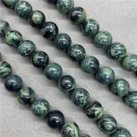 Green Eye Stone Beads, Round, polished Approx 15 Inch 