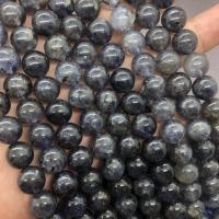 Iolite Beads, Round, polished Approx 15 Inch 