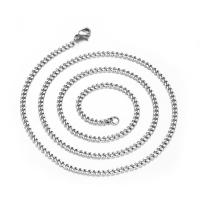 Fashion Stainless Steel Necklace Chain, fashion jewelry & Unisex 