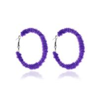 Zinc Alloy Hoop Earring, with Caddice, plated, for woman 