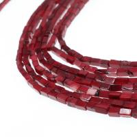 Natural Coral Beads, Cube, polished, DIY red, 8*5mm 