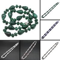 Gemstone Necklaces, Teardrop, polished, DIY 13*10*8*5mm 