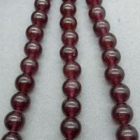 Chalcedony Beads, Round, polished dark red Approx 15 Inch 