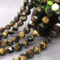 Tiger Eye Beads, polished & faceted Approx 15 Inch 