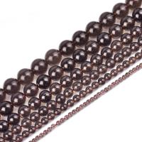 Natural Smoky Quartz Beads, Round, polished, DIY Approx 39 cm 