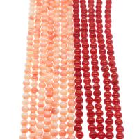 Perles en corail naturel, champignon, poli, DIY, plus de couleurs à choisir, 2*3mm, Vendu par brin