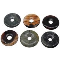 Gemstone Jewelry Pendant, Donut, polished, DIY 40*5*35mm 