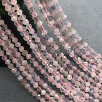 Morganite Beads, Round, polished, DIY & faceted, 3.7mm 