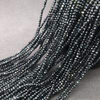 Terahertz Stone Beads, Round, polished & faceted 