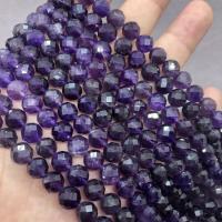Natural Amethyst Beads, polished & faceted, purple Approx 15 Inch 