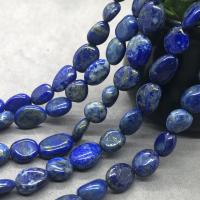 Natürlichen Lapislazuli Perlen, Unregelmäßige, poliert, verschiedene Größen vorhanden, verkauft von Strang