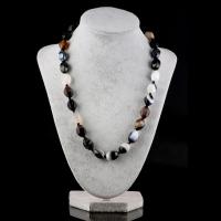 Gemstone Necklaces, Olive, fashion jewelry Approx 17.7 Inch 