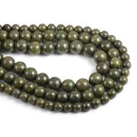 Green Stars Beads, Round, DIY green 