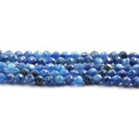 Natural Kyanite Beads, Blue Quartz, Round, DIY & faceted, blue, 3mm 