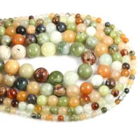 Spotted Serpentine Beads, Round, DIY 