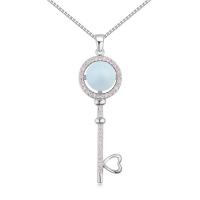 Crystal Zinc Alloy Necklace, with CRYSTALLIZED™ Crystal Pearl & Cubic Zirconia, fashion jewelry 